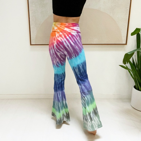 Pants - Tie Dye Flare Pants